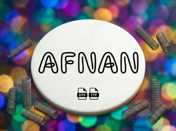 Afnan: A Friendly Display Font for Warm, Human-Centered Web Design