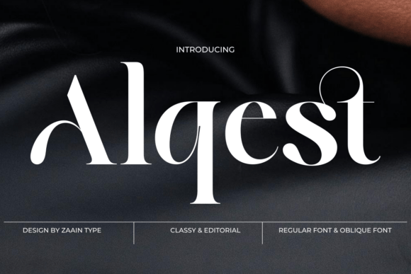 Alqest: A Display Font for Thoughtful Editorial Design