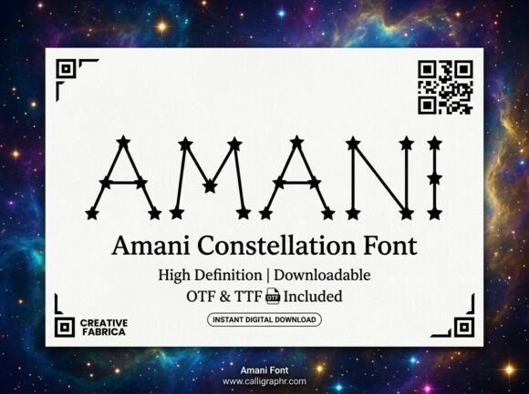 Amani: A Standout Display Font for Bold Brand Moments