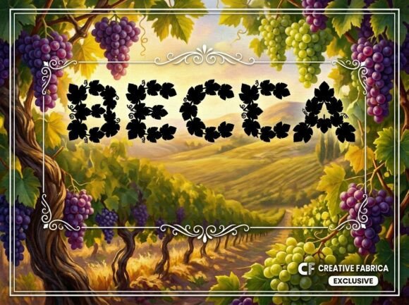 Becca: A Bold Display Font for Editorial Impact