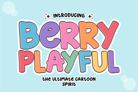 Berry Playful: A Delightful Display Font for Small Business Branding