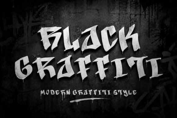Black Graffiti: A Bold Display Typeface for Editorial Impact