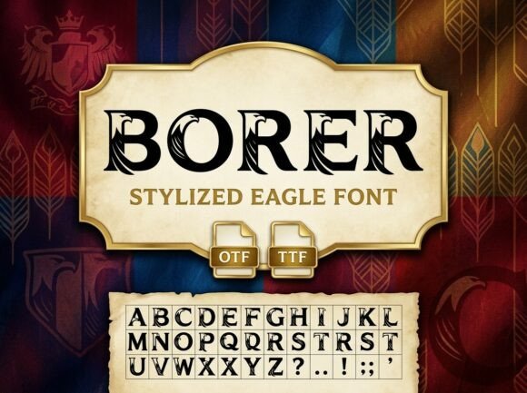 Borer: A Heroic Display Typeface for Bold Digital Branding