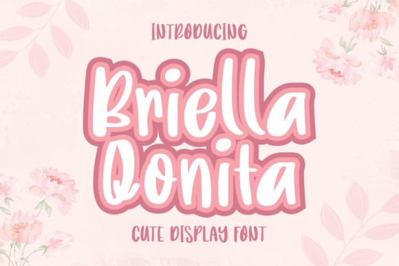 Briella Qonita: A Display Font That Speaks Before You Scroll