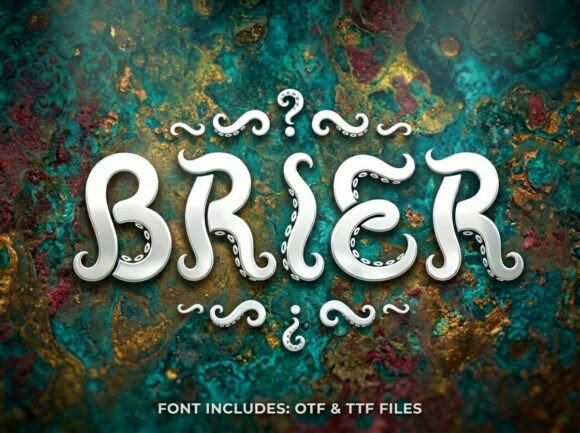 Brier: A Standout Display Font for Campaign Headlines