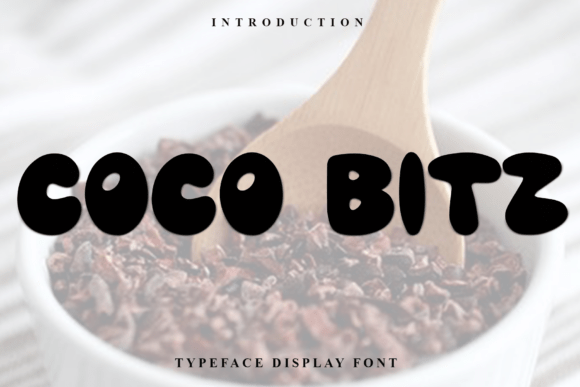 Coco Bitz: A Festive Display Font for Handmade Creators