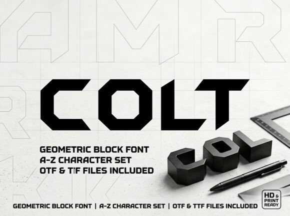 Colt: A Bold Display Font That Commands Attention