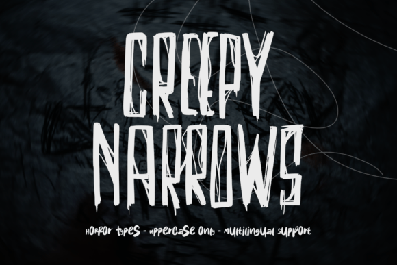 Creepy Narrows: A Hauntingly Effective Display Font for Web Design