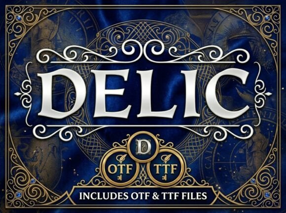 Delic: A Display Font That Makes Your Brand Instantly Memorable