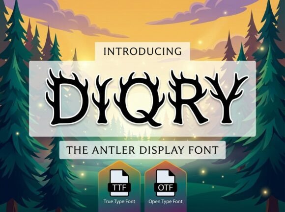 Diory: A Display Font That Makes Your Headlines Unmissable