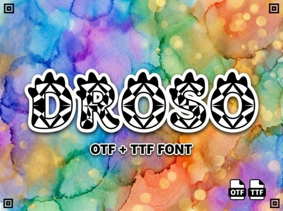 Droso: A Premium Display Font That Builds Brand Trust