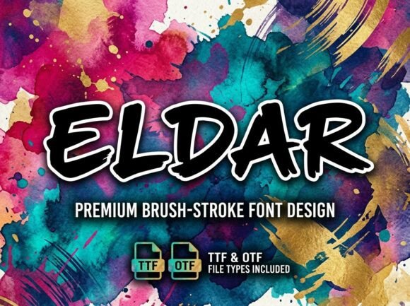 Eldar: A Display Font That Commands Attention—Without Screaming