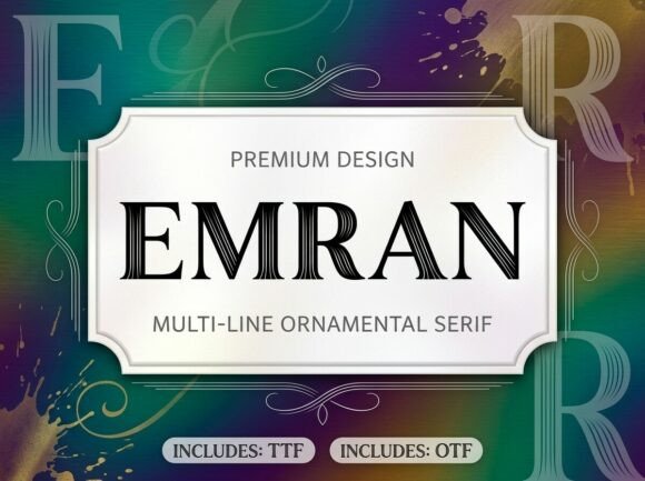 Emran: A Display Font That Makes Your Brand Instantly Memorable