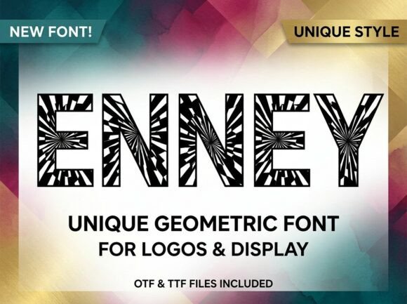 Enney: A Display Font That Makes Your Headlines Unmissable