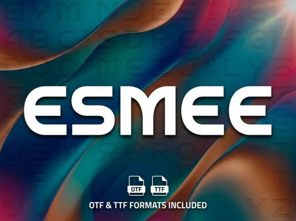 Esmee: A Distinctive Display Font for Digital Brand Identity