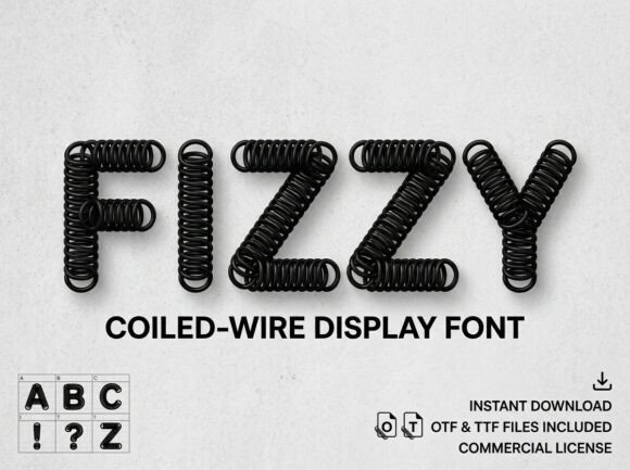 Fizzy: A Bold Display Font for Editorial Impact