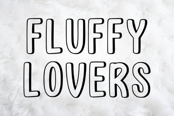 Fluffy Lovers: A Display Font That Feels Like a Warm Hug
