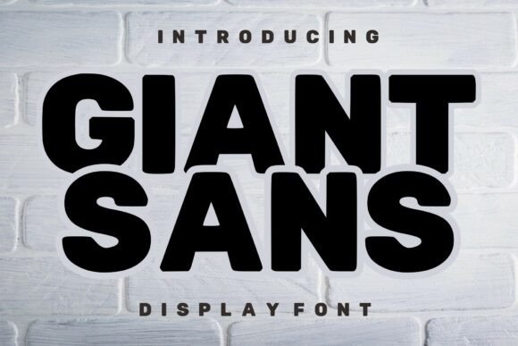Giant Sans: A Display Font That Anchors Your Voice