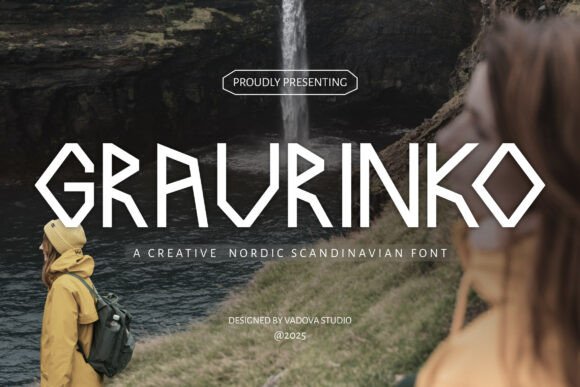 Graurinko: A Nordic Display Font That Elevates Handmade Products