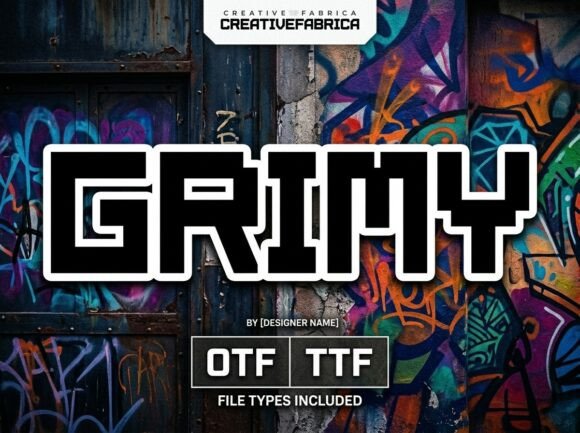 Grimy: A Bold Display Font That Commands Attention