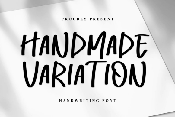 Handmade Variation Font: Warm, Playful & Perfect for Craft Sellers