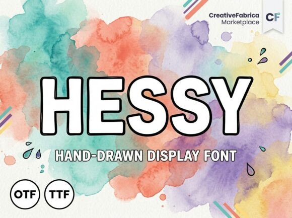 Hessy: A Display Font That Makes Your Headlines Unmissable