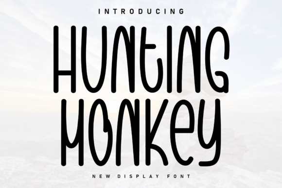 Hunting Monkey: A Handwritten Display Font That Feels Human