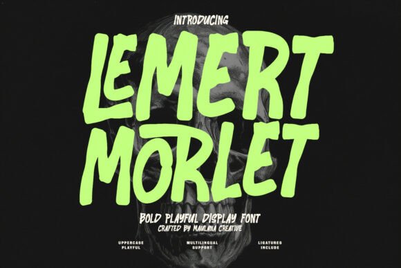 Lemert Morlet: A Display Font with Warm, Hand-Drawn Confidence