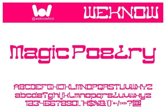 Magic Poetry: A Display Font That Commands Attention