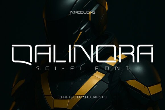 Qalinora: A Futuristic Display Font That Elevates Digital Branding