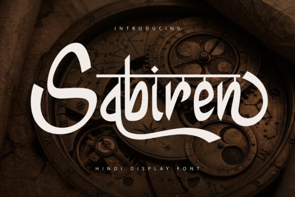 Sabiren: A Hindi Display Font That Makes Your Brand Feel Thoughtful