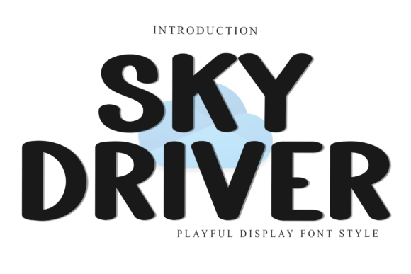 Skydriver: A Festive Display Typeface for Editorial Joy
