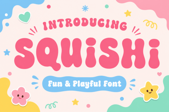 Squishi: A Display Font That Lifts Editorial Design