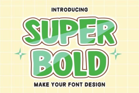 Super Bold Font: Your Go-To Display Typeface for Handmade Impact