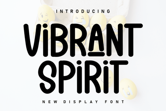 Vibrant Spirit: A Handwritten Display Font That Commands Attention